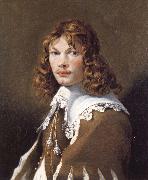 Karel Dujardin Portrait of a Young Man oil painting